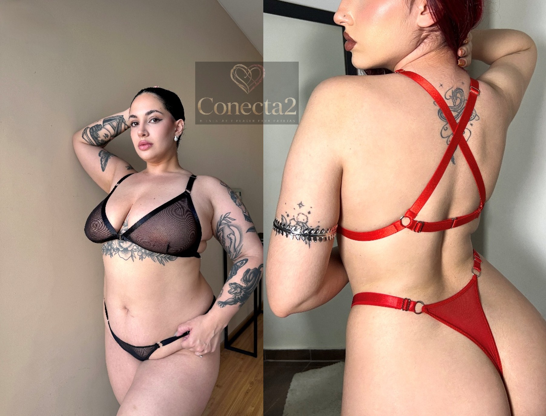 Conjunto Turin Elástico Ancho – Bralette + less regulable talle único