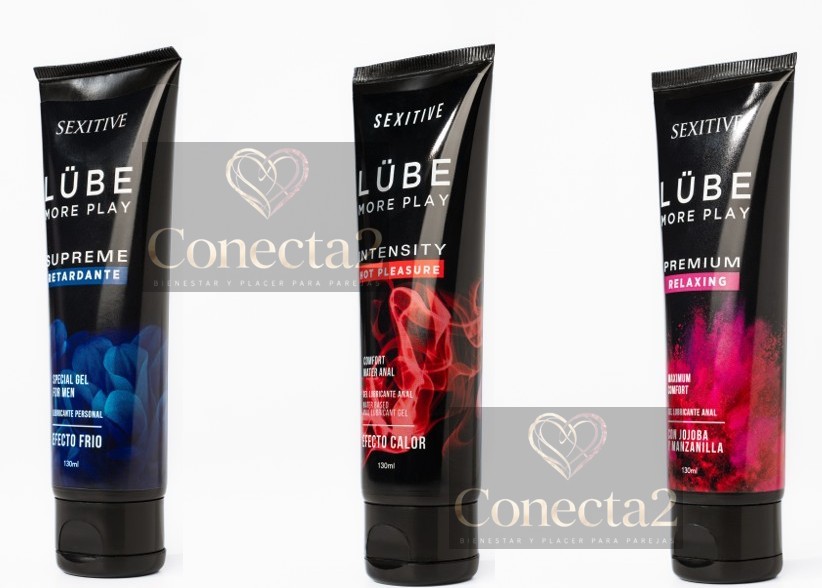 Geles Lübe x3 (Anal Premium Relaxing / Intensity Hot / Supreme Retardante)